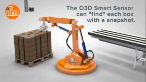 ifm O3D sensor de-palletizing